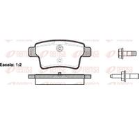 REMSA 1241.00 Brake pad set
