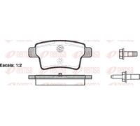 REMSA 1241.00 Brake pad set