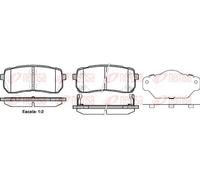 BRAKE PAD SET DISC BRAKE 1288.02 FOR HYUNDAI GRAND/STAREX/Travel/II/H-1 iLOAD