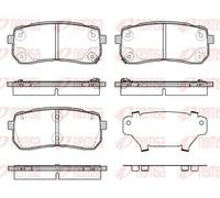 REMSA 1288.12 Brake pad set