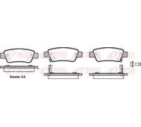 REMSA 1290.02 Brake pad set