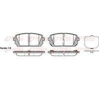 REMSA 1303.02 Brake pad set