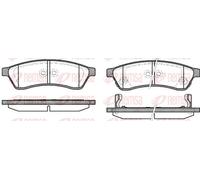 REMSA 1349.02 Brake pad set