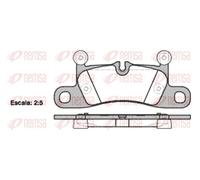 REMSA 1379.10 Brake pad set