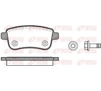 Brake pads Rear Axle 1387.00 REMSA for RENAULT MEGANE III Coupe MEGANE CC