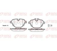 REMSA 1421.00 Brake pad set