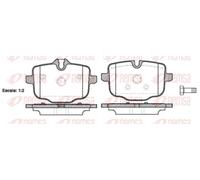 REMSA 1433.00 Brake pad set