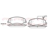 REMSA 1442.01 Brake pad set