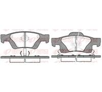 REMSA 1446.02 Brake pad set