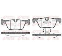 Brake pads Rear Axle 1476.00 REMSA for BMW 1 Sports Hatch 3 4 Coupe 3 Touring