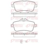 Brake pads Rear Axle 1503.00 REMSA for MERCEDES-BENZ M-CLASS SLK GL-CLASS GLE