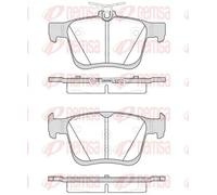 REMSA 1516.00 Brake pad set