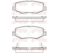 REMSA 1528.02 Brake pad set
