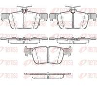 REMSA 1551.12 Brake pad set