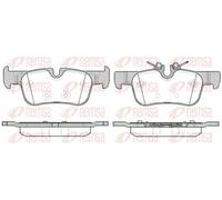 Brake pads Rear Axle 1573.00 REMSA for BMW MINI