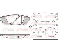 Brake pads Rear Axle 1636.10 REMSA for LEXUS TOYOTA