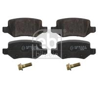 Brake Pads Set fits MERCEDES VANEO 414 1.6 Rear 02 to 05 M166.961 A1684200420