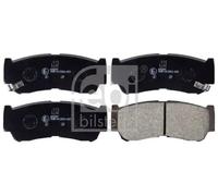 Brake Pads Set fits HYUNDAI SANTA FE Mk2 2.4 Rear 10 to 12 G4KE 583022BA00 Febi