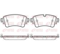 REMSA 1669.08 Brake pad set