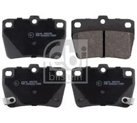 Brake Pads Set fits TOYOTA RAV4 CLA2 2.0D Rear 01 to 05 1CD-FTV 04466YZZD3 Febi