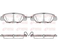 REMSA 1677.00 Brake pad set