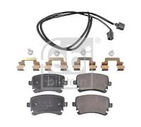 FEBI BILSTEIN Brake Pad Set 16826 - Rear Axle - fits VW Phaeton (3D0698451/3D0698451A)