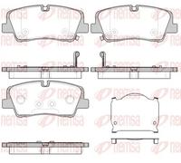 REMSA 1687.00 Brake pad set