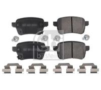 febi bilstein 16903 Brake Pad Set with fastening material, 1 unit