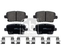 febi bilstein 16983 Brake Pad Set with fastening material, 1 unit