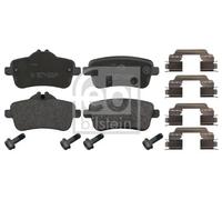 Brake Pads Set fits MERCEDES ML250 W166 2.2D Rear 11 to 15 OM651.960 A0004206704