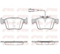 REMSA 1722.02 Brake pad set