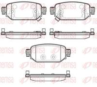 Brake pads Rear Axle 1731.02 REMSA for MAZDA 3 3 Saloon