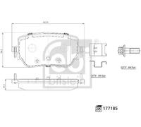 FEBI BILSTEIN 177185 Brake pad set