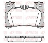 Brake pads Rear Axle 1791.00 REMSA for LEXUS LC Coupe LS LC Convertible
