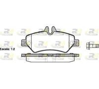 Brake pads Rear Axle 21246.00 ROADHOUSE for MERCEDES-BENZ VW