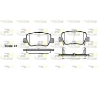 Brake pads Rear Axle 21403.02 ROADHOUSE for TOYOTA AVENSIS Saloon AVENSIS Estate