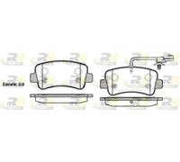Brake pads Rear Axle 21439.01 ROADHOUSE for OPEL RENAULT NISSAN