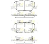 Brake pads Rear Axle 21536.02 ROADHOUSE for MITSUBISHI PEUGEOT CITROËN