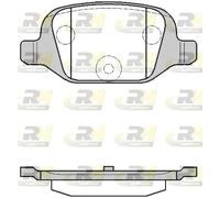 Brake pads Rear Axle 2727.00 ROADHOUSE for FIAT ABARTH CITROËN