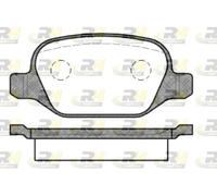 Brake pads Rear Axle 2727.10 ROADHOUSE for ALFA ROMEO LANCIA FIAT