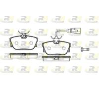 Brake pads Rear Axle 2767.01 ROADHOUSE for VW TRANSPORTER / CARAVELLE Mk IV Bus