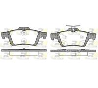 Brake pads Rear Axle 2842.70 ROADHOUSE for FORD SAAB VOLVO OPEL MAZDA JAGUAR
