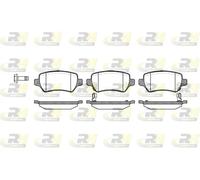Brake pads Rear Axle 2957.02 ROADHOUSE for HYUNDAI OPEL KIA CHEVROLET