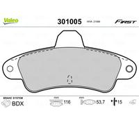 VALEO 301005 Brake pad set