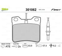 VALEO 301062 Brake pad set