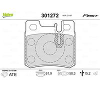 New Brake Pad Set, disc brake for MERCEDES-BENZ:SL,190,SLK,S124,A124 14209520