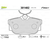 VALEO 301482 Brake pad set