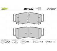 VALEO 301932 Brake pad set