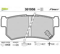 VALEO 301956 Brake pad set