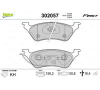 Brake pads Rear Axle 302057 VALEO for CHRYSLER DODGE
